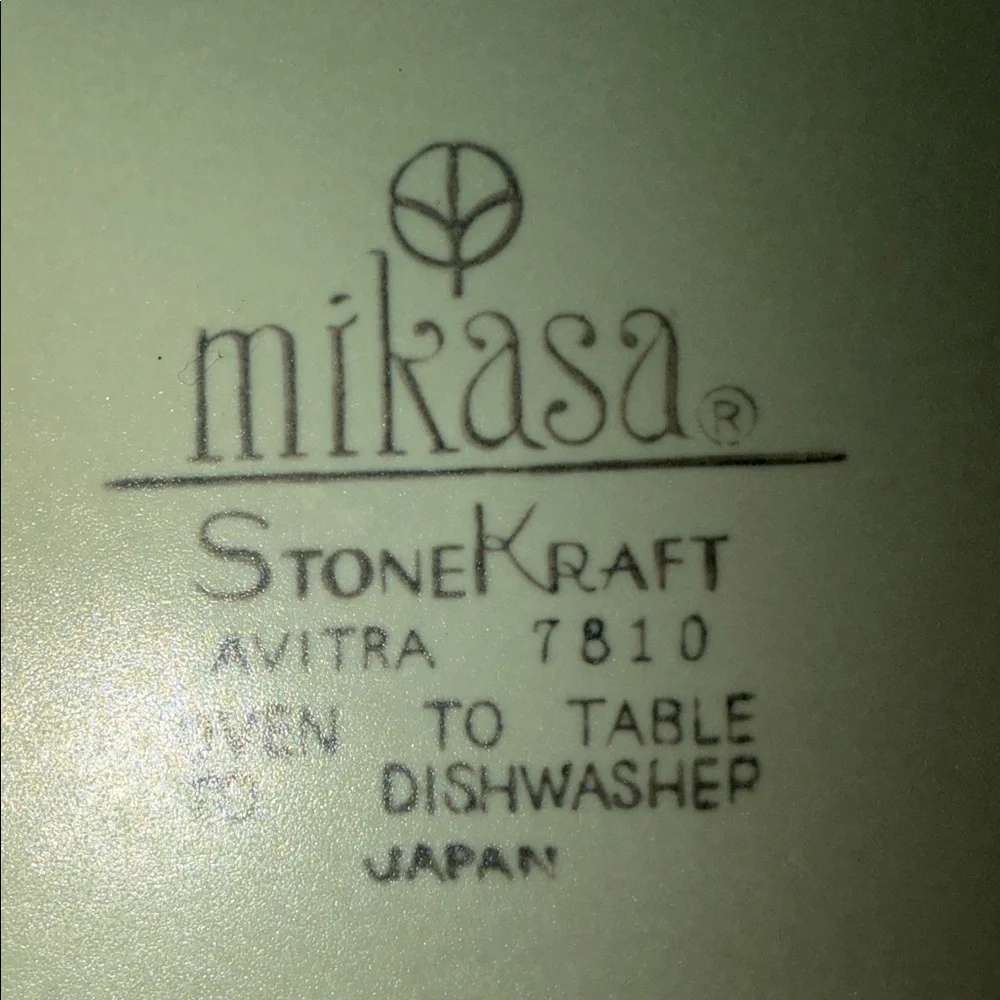 Vintage StoneKraft Avitra 7810 Mikasa Oven to Table to 12.5” Stoneware Japan